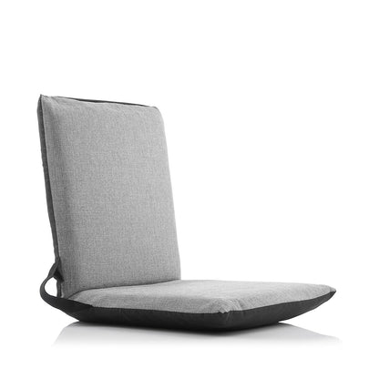 Verstellbarer Bodensitz Sitinel von InnovaGoods in Grau und Schwarz – Rückansicht