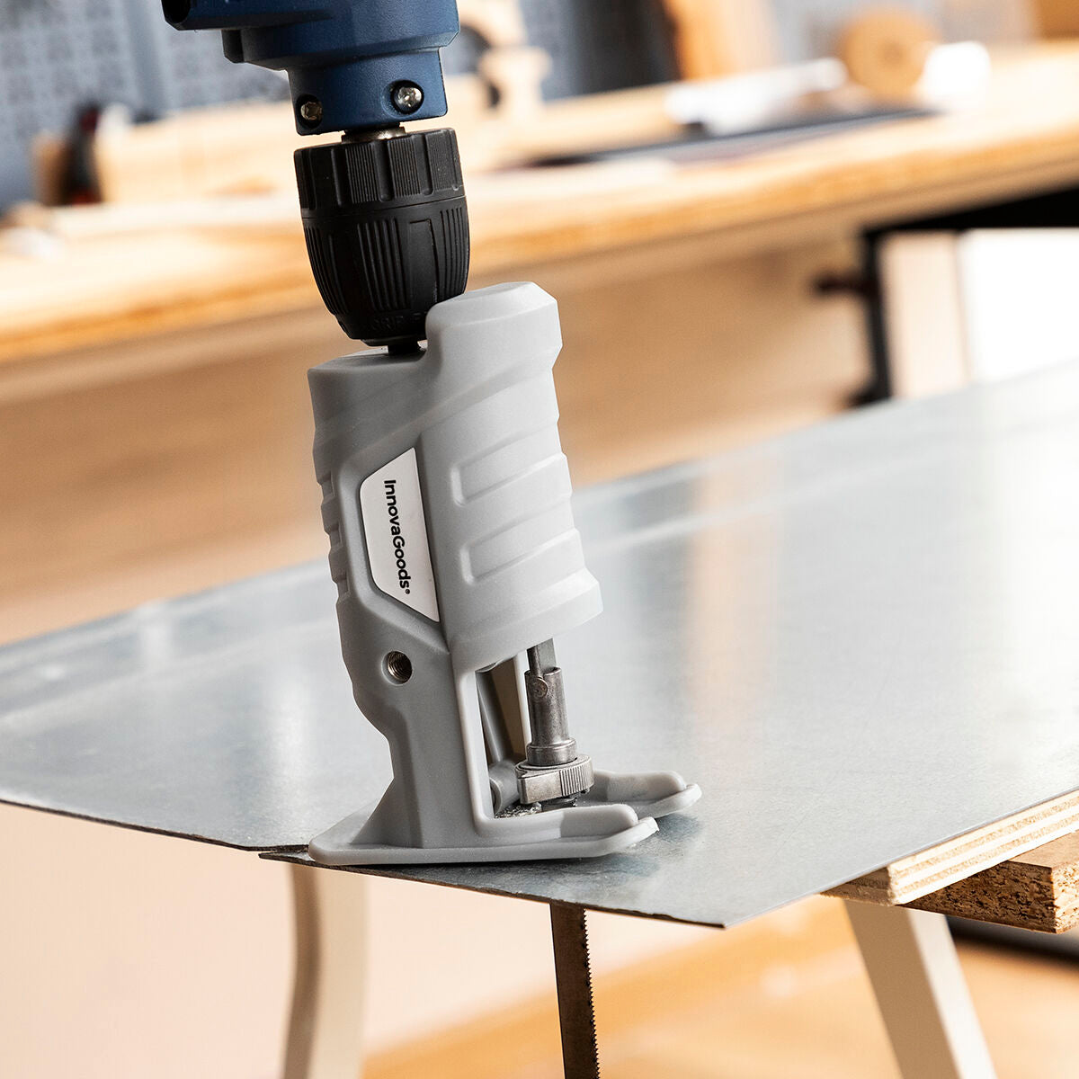 Jrill InnovaGoods Stichsägen-Adapter für Bohrmaschinen mit Sägeblättern – Ansicht 7