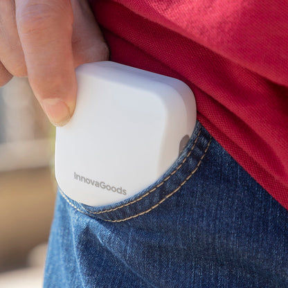 Welzy Hinter-dem-Ohr-Hörverstärker von InnovaGoods mit Zubehör – Anwendungsansicht