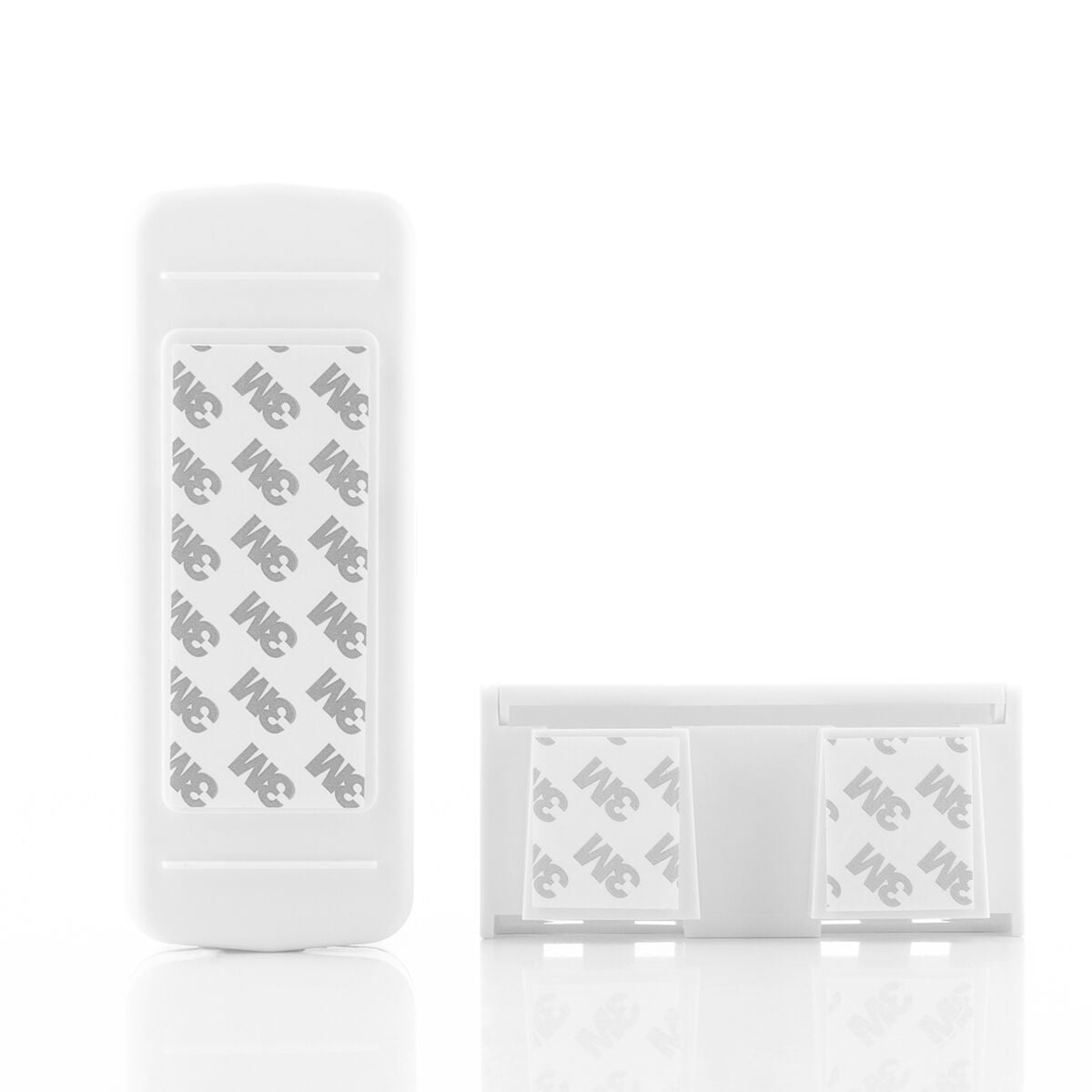 Zahnpastaspender mit Zahnbürstenhalter Diseeth von InnovaGoods in Weiss und Grau – Seitenansicht