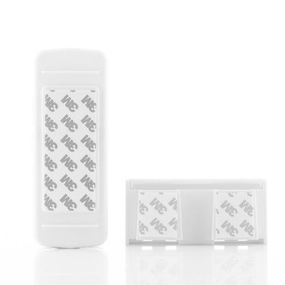 Zahnpastaspender mit Zahnbürstenhalter Diseeth von InnovaGoods in Weiss und Grau – Seitenansicht
