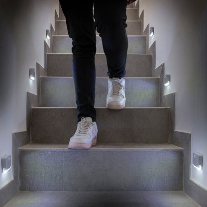 Lumtoo LED-Lampe mit Bewegungssensor von InnovaGoods, 2er-Set – Rückansicht