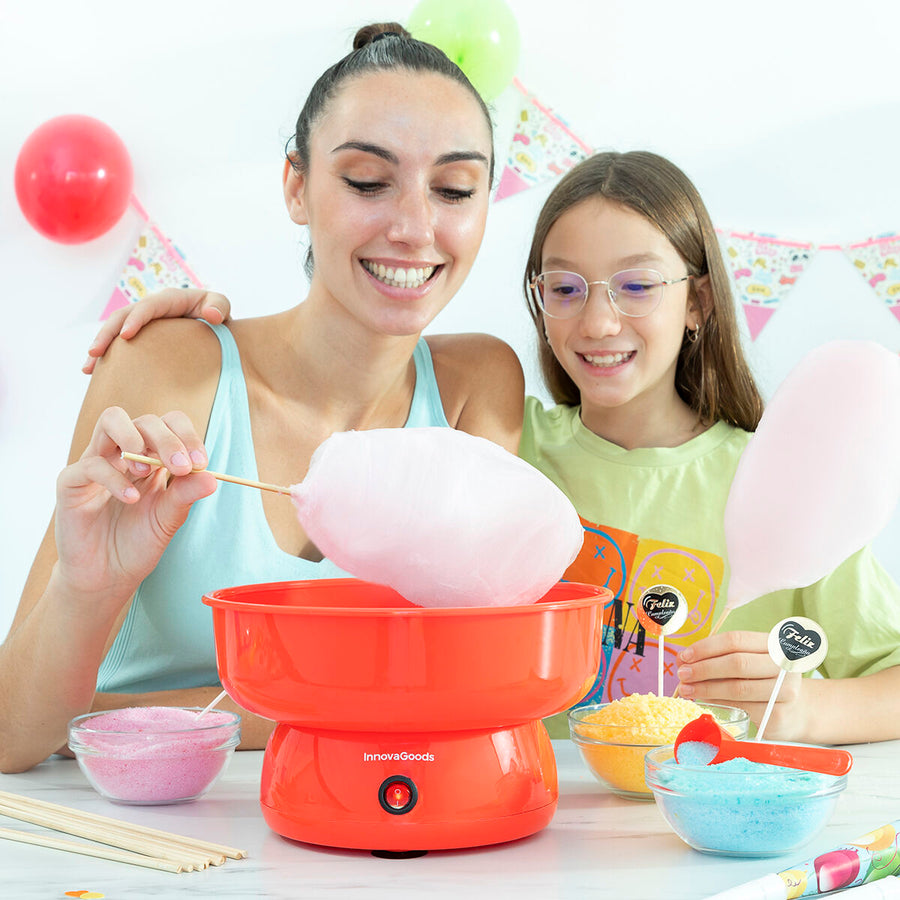 InnovaGoods Cantty Zuckerwattemaschine rot – Produktansicht