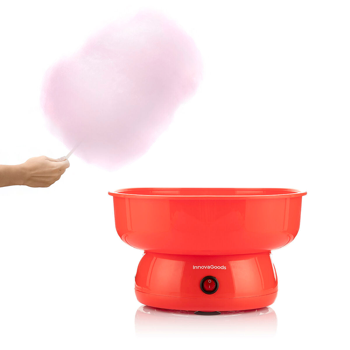InnovaGoods Cantty Zuckerwattemaschine rot – Ansicht 7