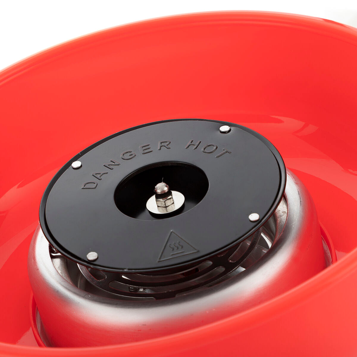 InnovaGoods Cantty Zuckerwattemaschine rot – Rückansicht