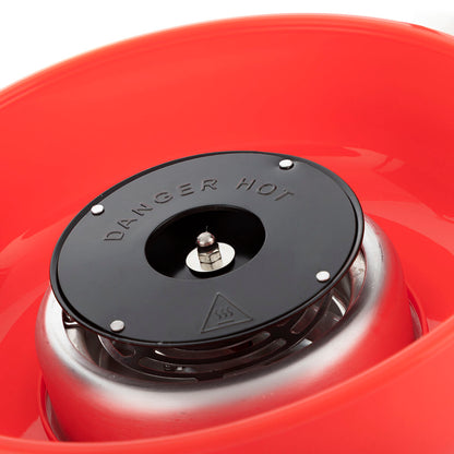 InnovaGoods Cantty Zuckerwattemaschine rot – Rückansicht