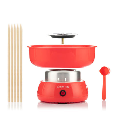 InnovaGoods Cantty Zuckerwattemaschine rot – Seitenansicht