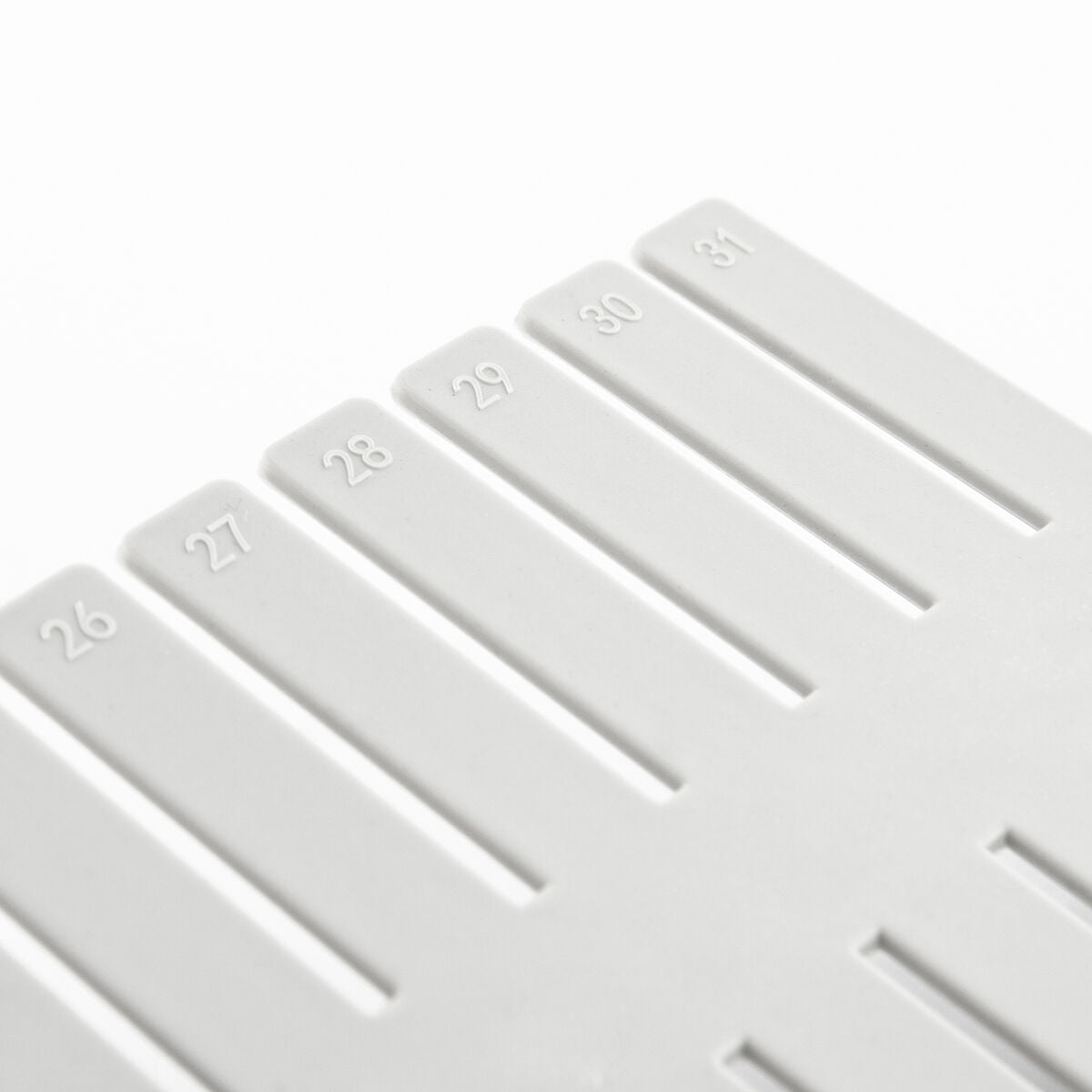 Verstellbarer Schubladenorganisator Condor von InnovaGoods, 16-teilig, grau – Seitenansicht