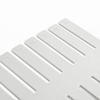 Verstellbarer Schubladenorganisator Condor von InnovaGoods, 16-teilig, grau – Seitenansicht