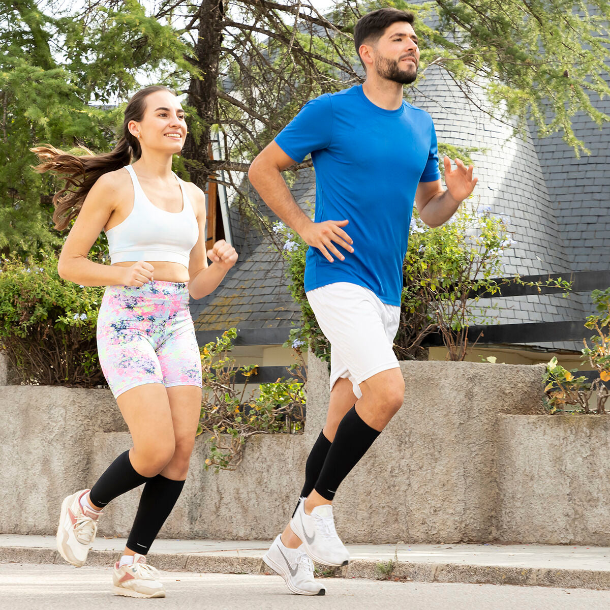 Komprimierende Sport-Wadenbandagen Slexxers InnovaGoods 2 Stück - Variante V0103635 / ID 1121428