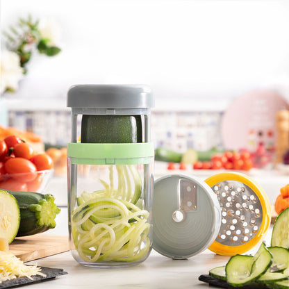 Vigizer Gemüse-Spiralschneider und Reibe von InnovaGoods – Produktansicht