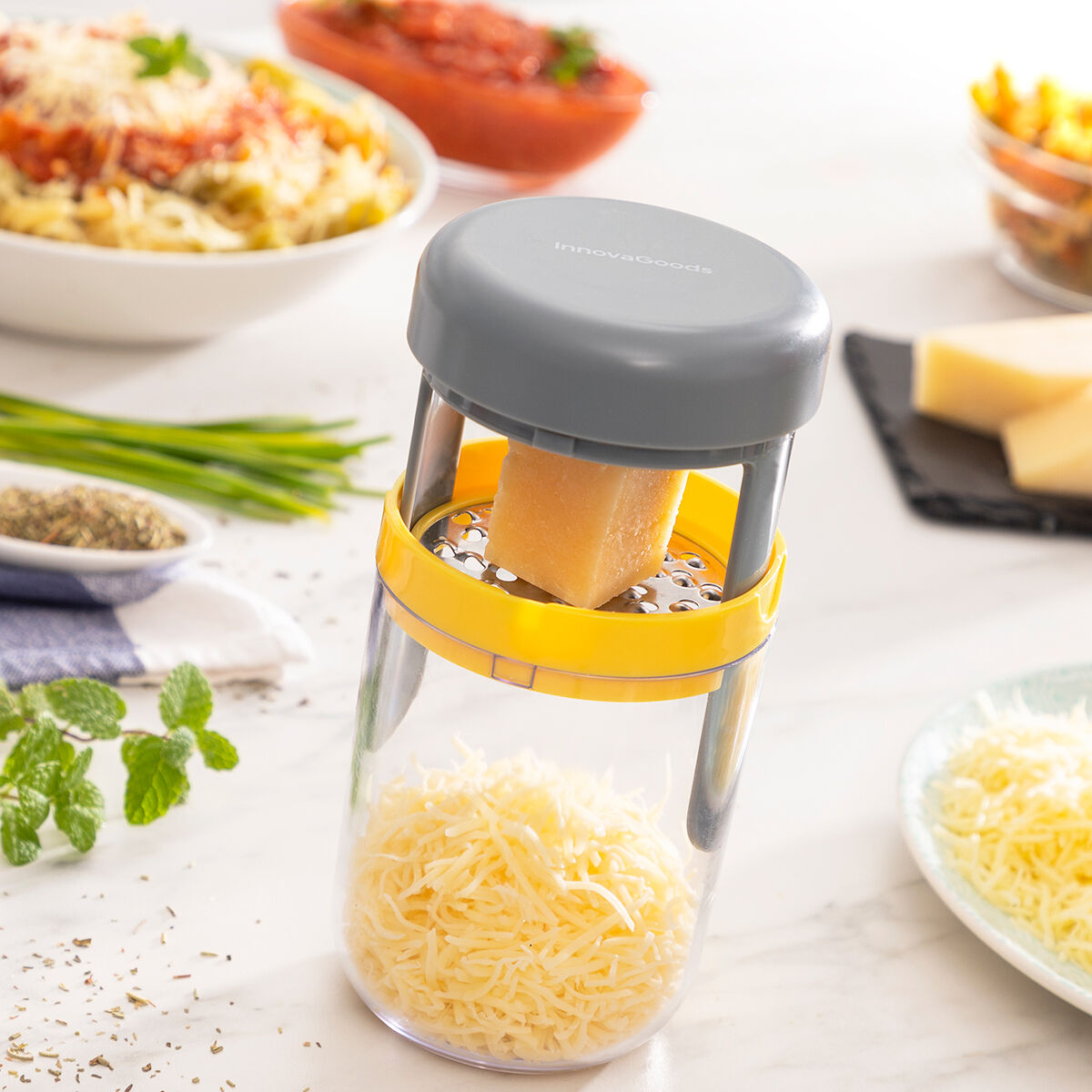 Vigizer Gemüse-Spiralschneider und Reibe von InnovaGoods – Ansicht 7