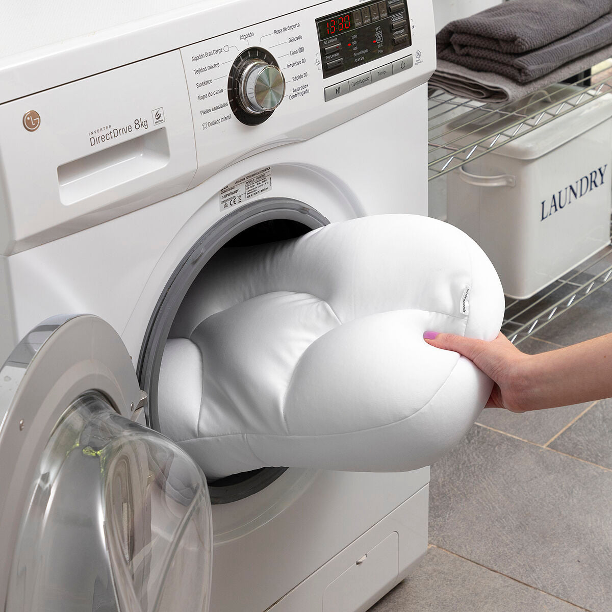 3D Anti-Falten-Wolkenkissen Wrileep von InnovaGoods – Verpackung