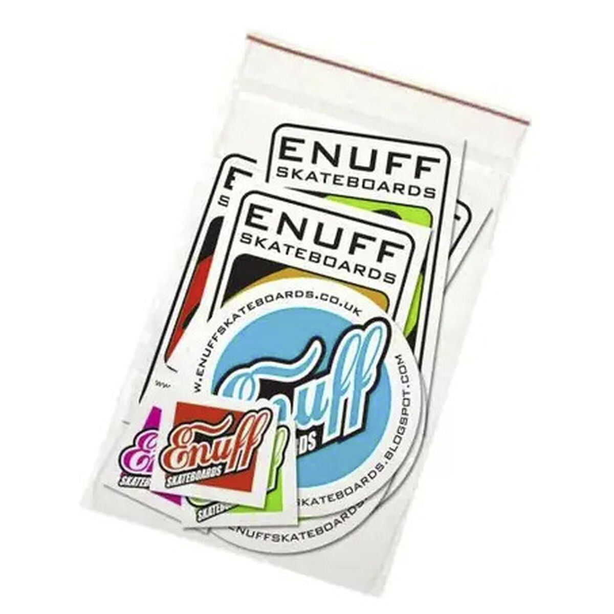 Schwarzer Aufkleber von Enuff Skateboards