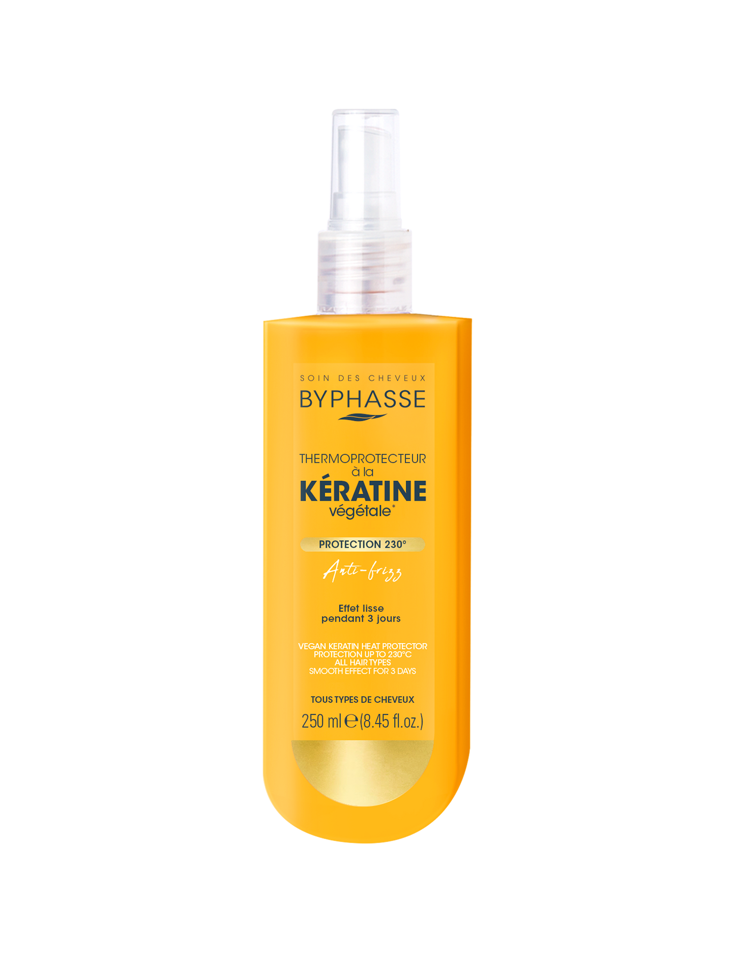 BYPHASSE BYPHASSE Kératine Hitzeschutzspray 250 ml Kosmetik