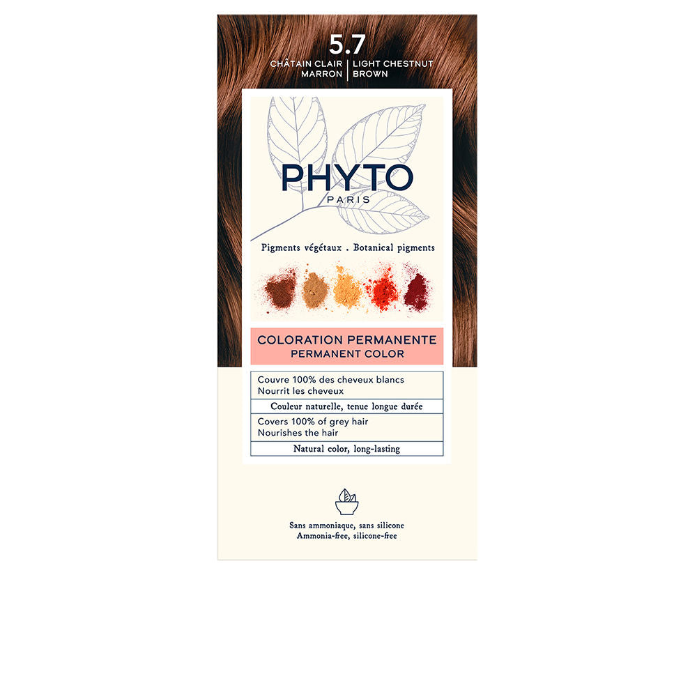 PHYTOCOLOR #5.7-castaño marrón claro 4 u