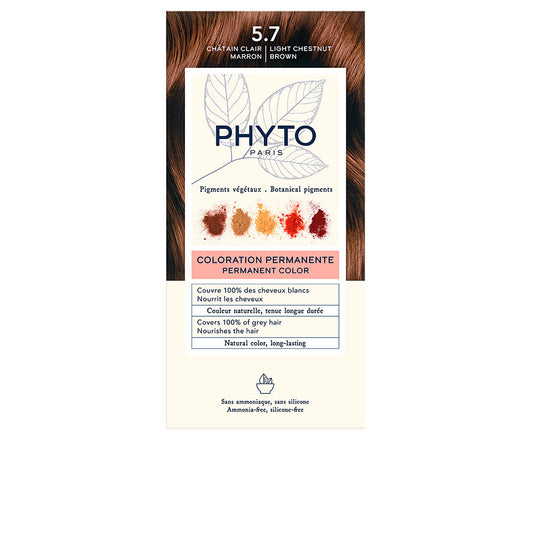 PHYTOCOLOR #5.7-castaño marrón claro 4 u