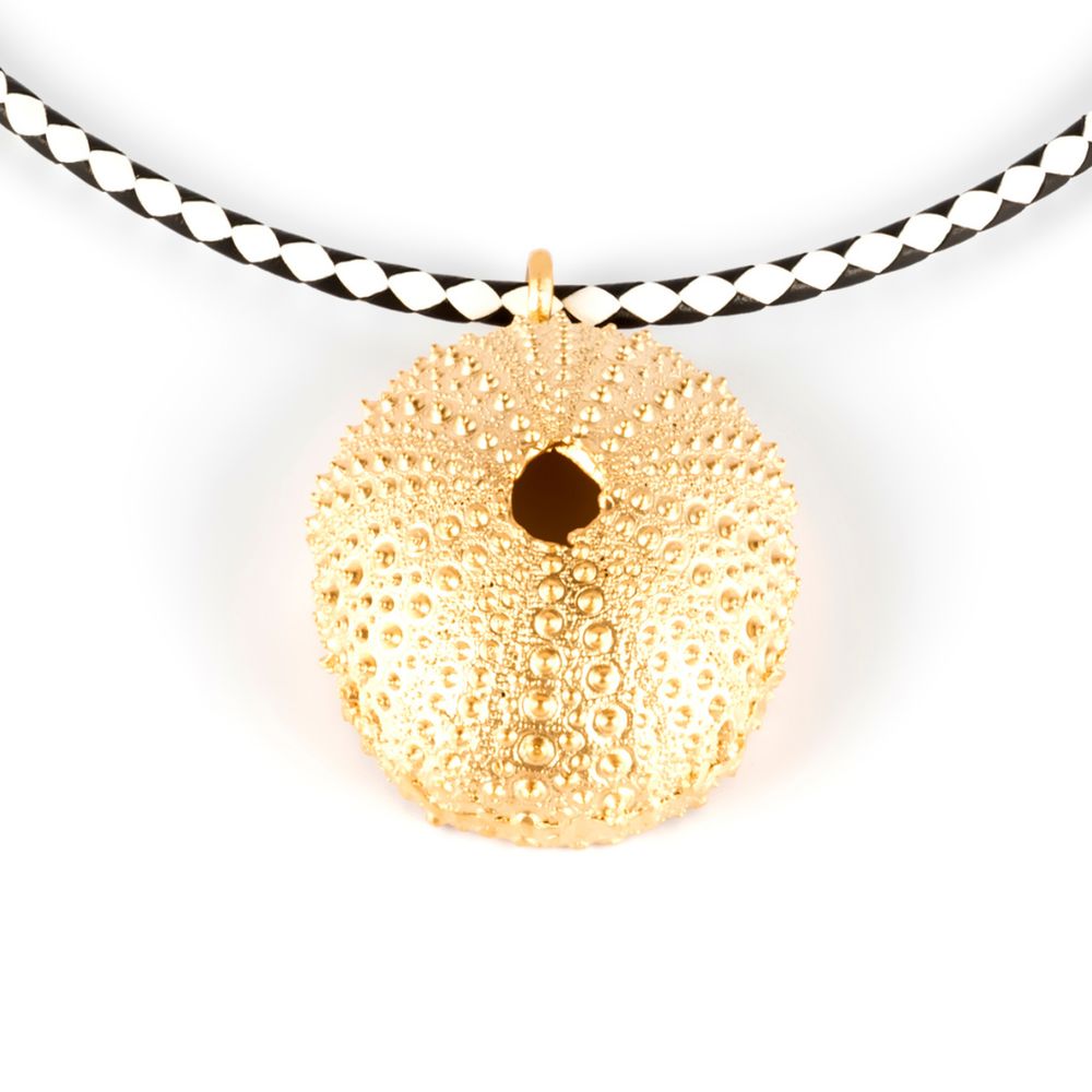TRENC LUXE BLACK &amp; WHITE necklace #shiny gold 1 u