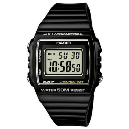 CASIO TIMELESS COLLECTION Mod. SPORT ILLUMINATOR WR 50M, ALARM, CHRONOGRAPH - BLACK