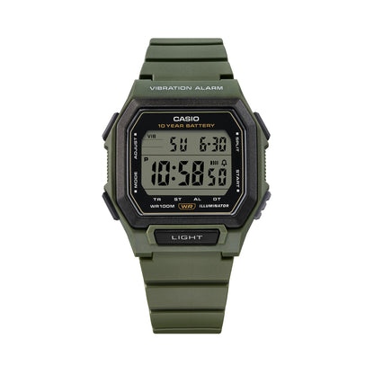 CASIO COLLECTION Mod. ILLUMINATOR 10 YEARS BATTERY - ARMY GREEN