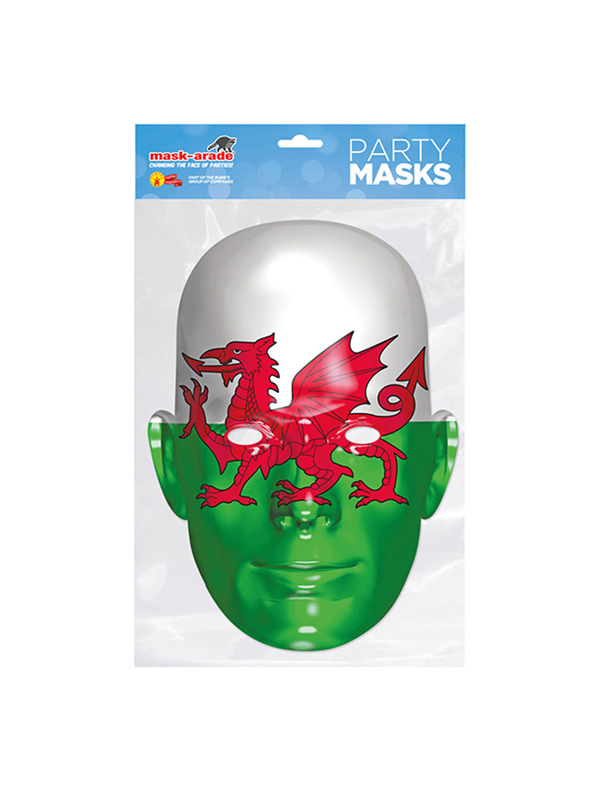 Rubies Wales Flag Mask Maske