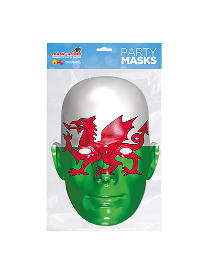 Rubies Wales Flag Mask Maske