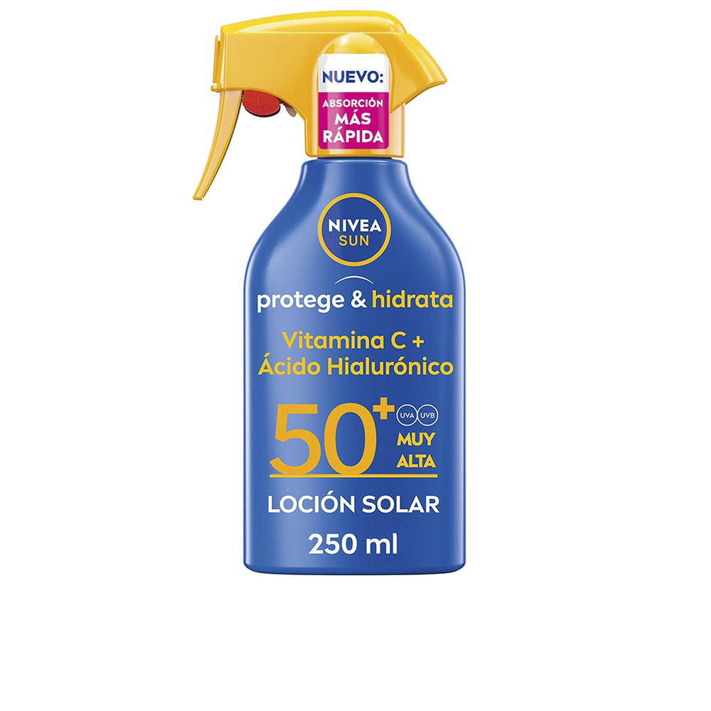 SUN PROTECTS &amp; HYDRATES sun lotion spray SPF50+ 250 ml