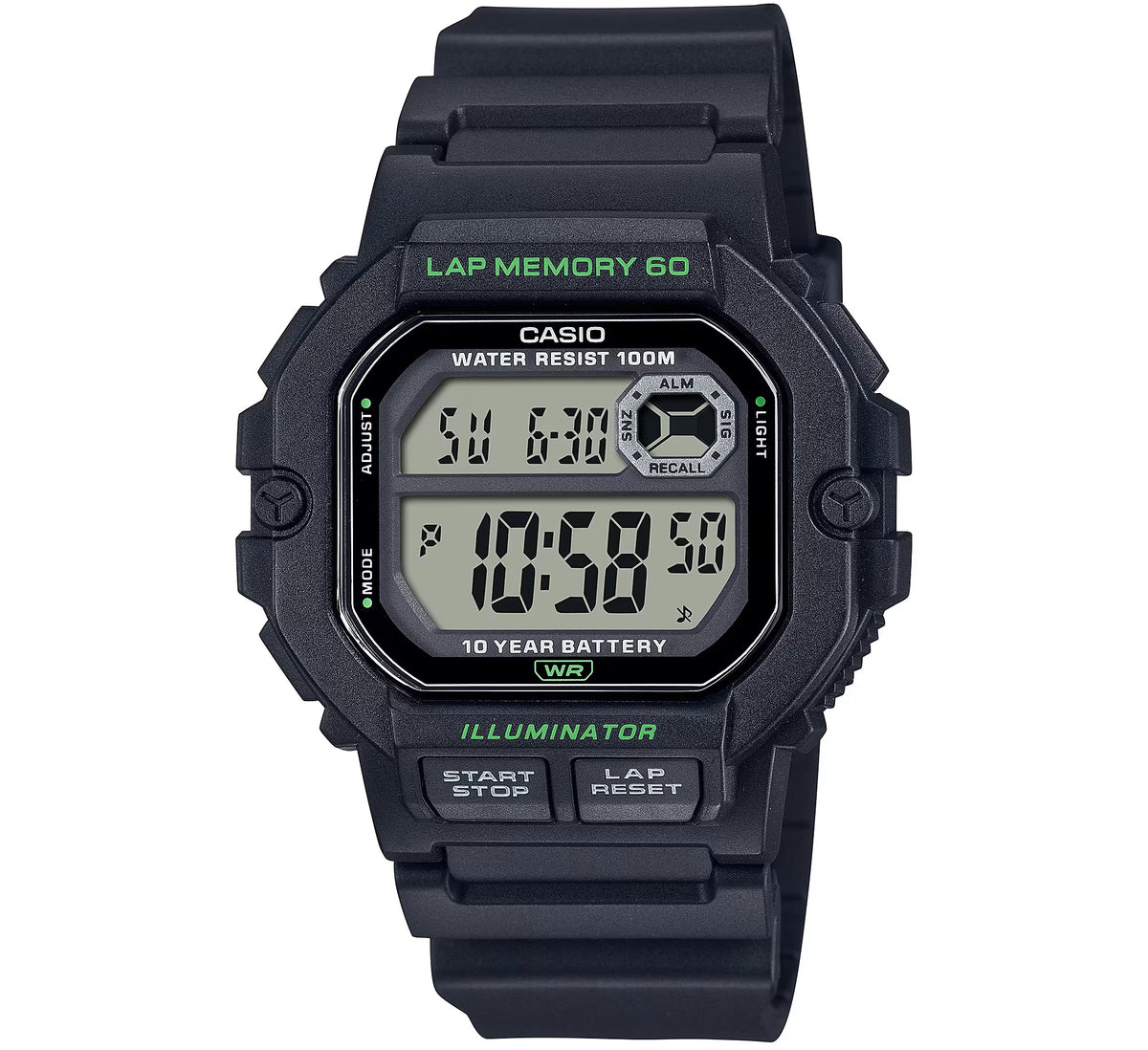 CASIO SPORT Mod. ILLUMINATOR LAP MEMORY 60 - BLACK