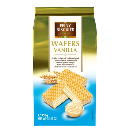 Feiny Biscuits Waffeln mit Vanille-Cremefüllung 450 g
