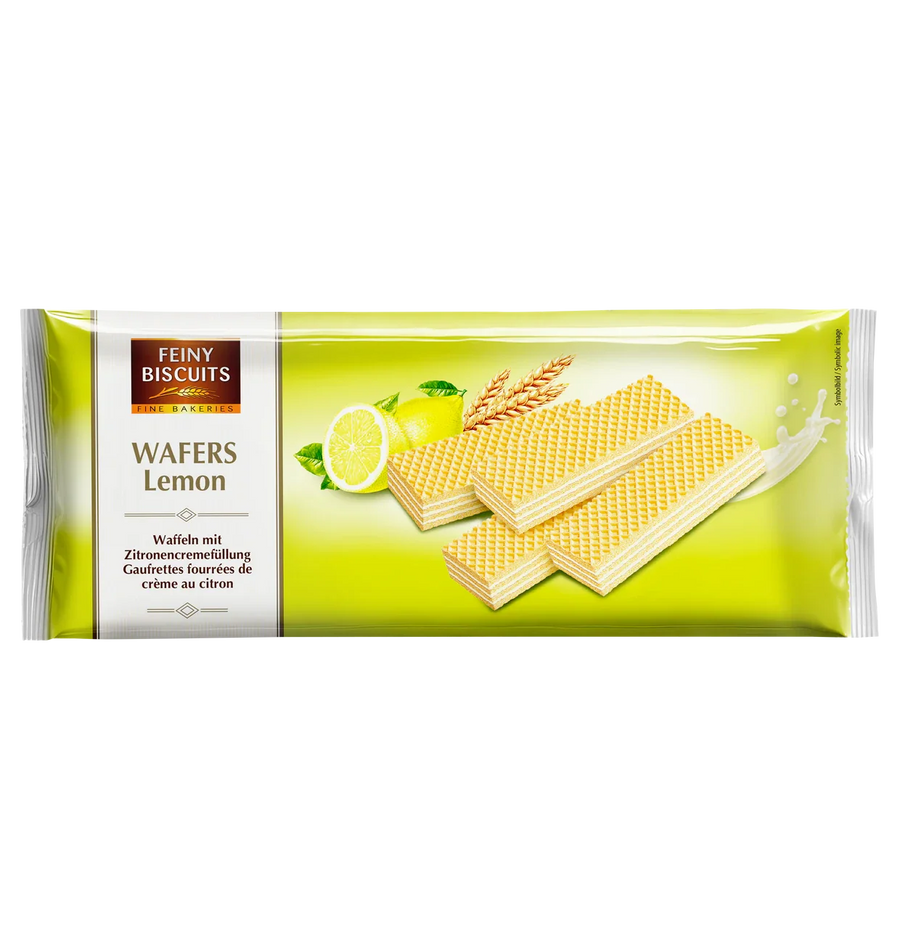 Feiny Biscuits Waffeln mit Zitronencremefüllung 250 g – Produktansicht
