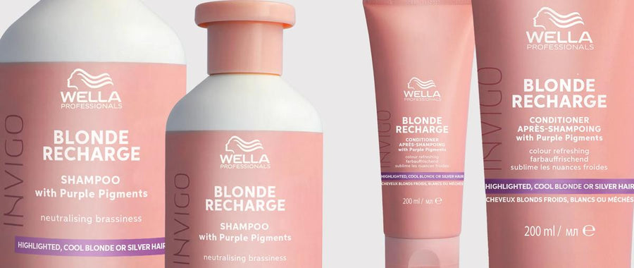 WELLA WELLA Invigo Blonde Recharge Shampoo 1000 ml für blondes Haar