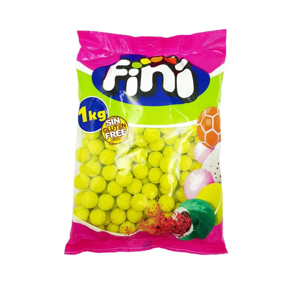 Fini Tennis Bubble Gum 1 Kg – Tennisballförmige Kaugummis – Produktansicht