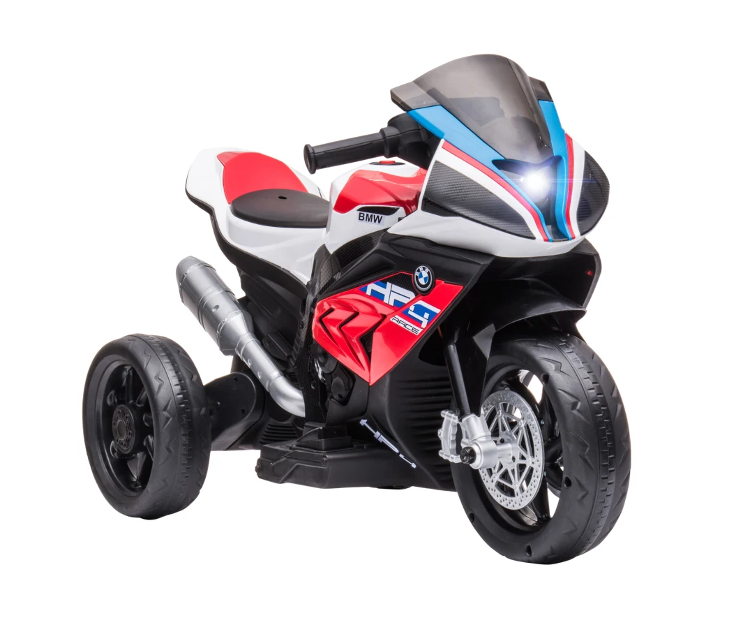 HOMCOM Elektro-Motorrad für Kinder – Rot mit LED Scheinwerfer - Fasnacht24.ch