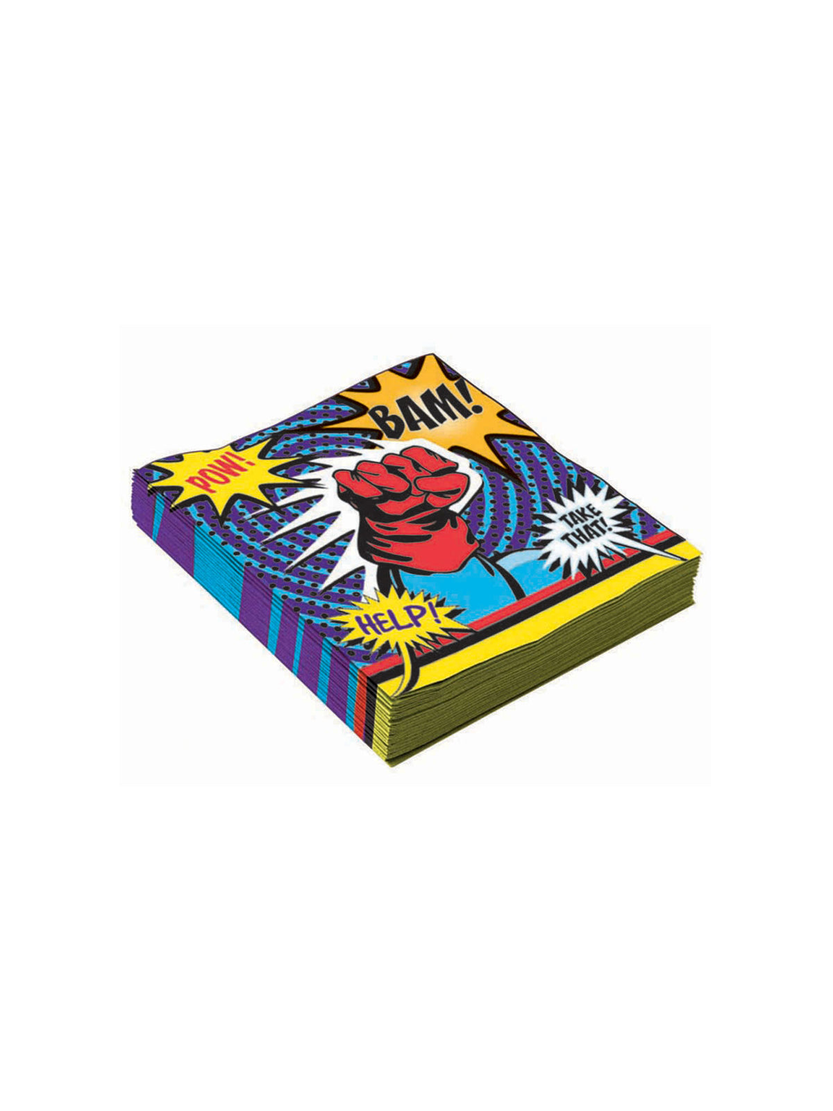 Rubies Super Hero Napkin 33cm Party Goods