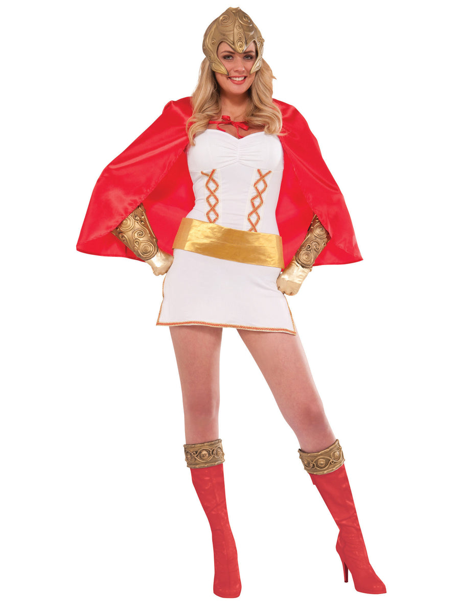 Rubies Fantasy Cape Red roter Fantasy-Umhang für Erwachsene – Detailansicht
