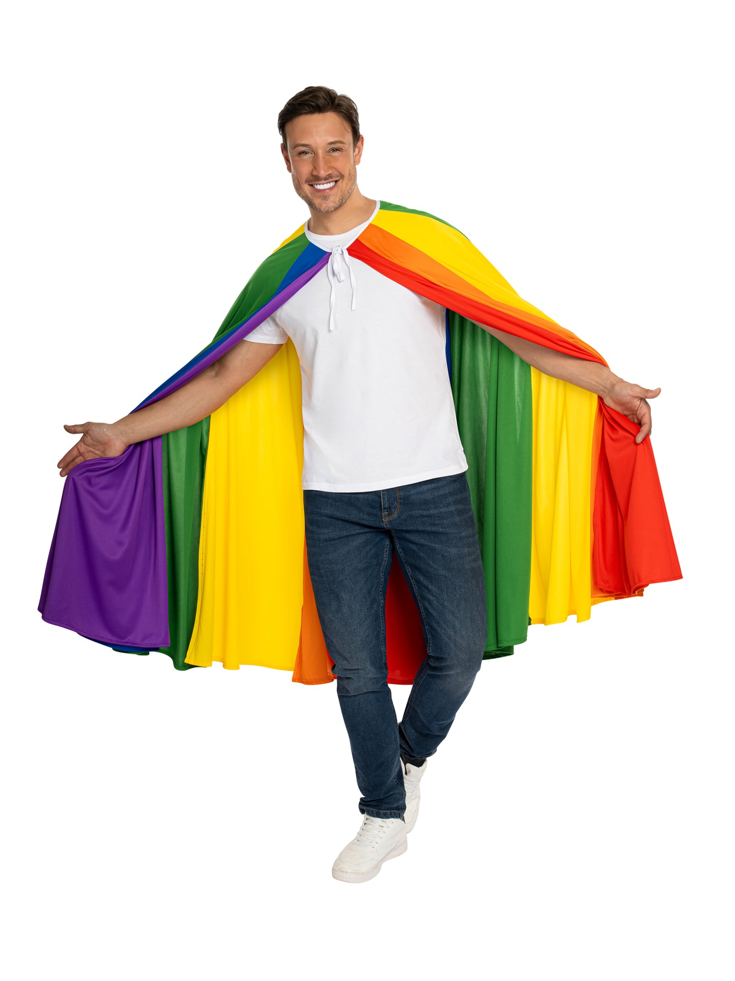 Rubies Rubies Rainbow Long Cape Kostüm für Erwachsene für Unisex