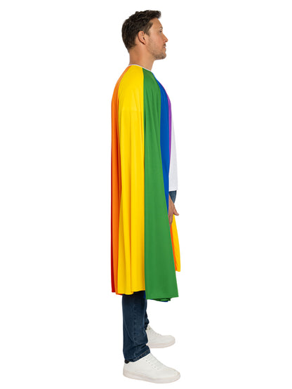 Rubies Rainbow Long Cape Kostümumhang für Erwachsene – Verpackung