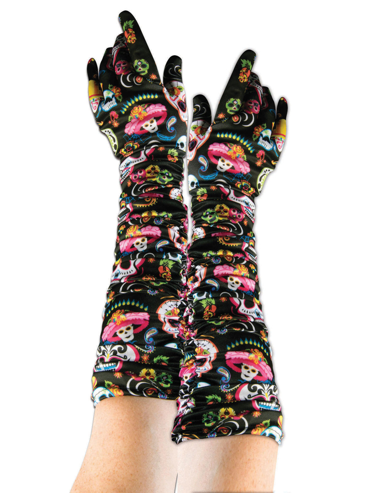 Day of the Dead Handschuhe von Rubies – Produktansicht