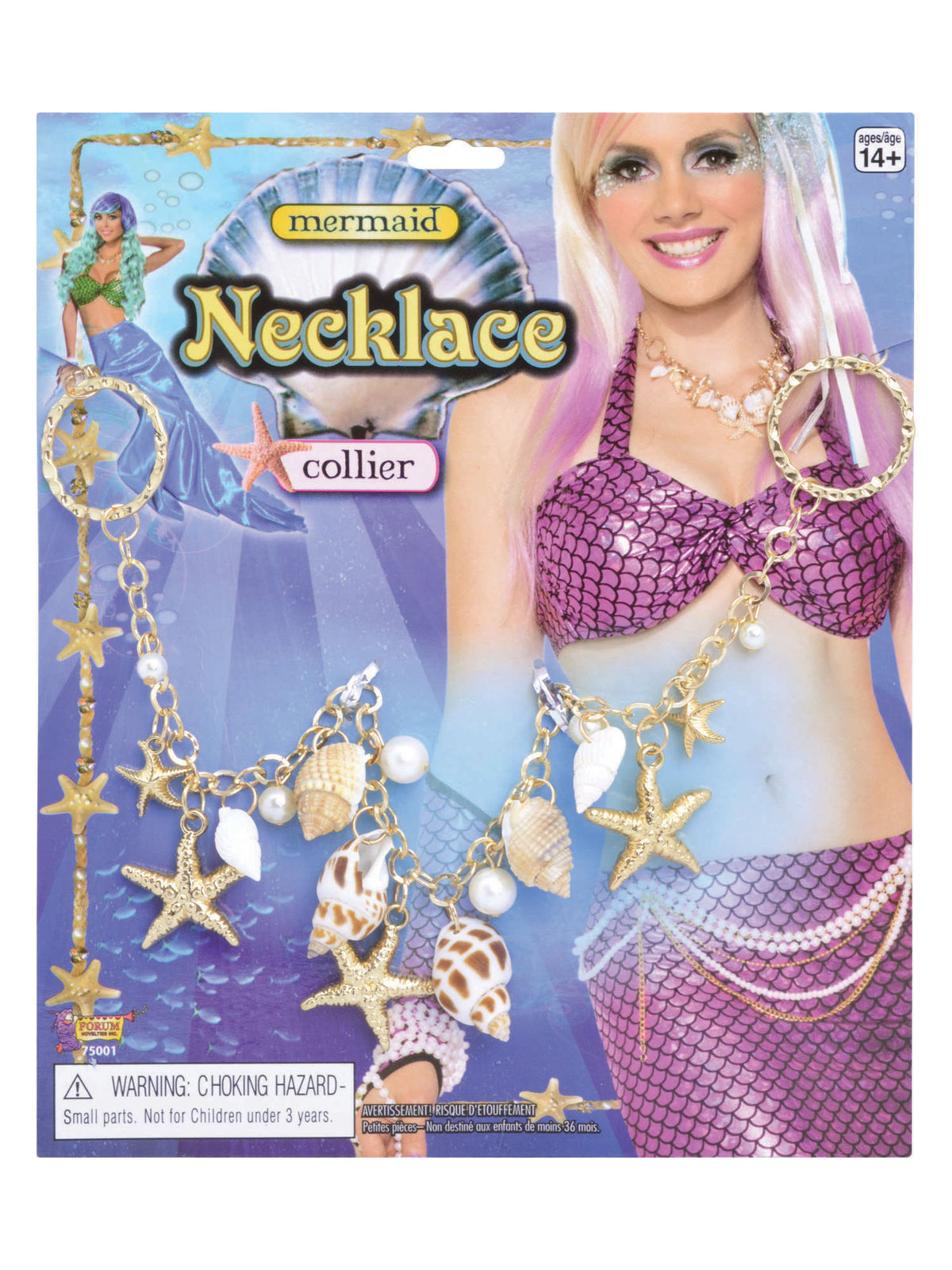 Rubies Mermaid Necklace Jewellery