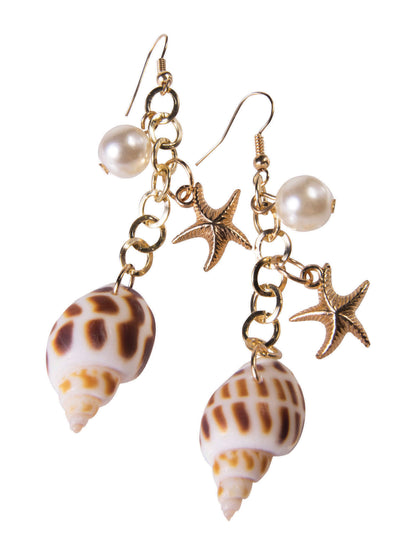 Rubies Mermaid-Ohrringe als Meerjungfrau-Kostüm-Accessoire – Detailansicht