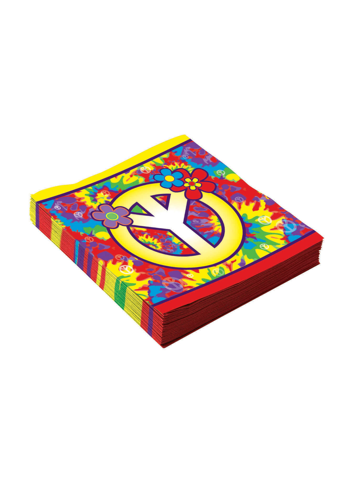 Rubies Hippie Decor - Napkin 13In (16Pcs) Tablewear