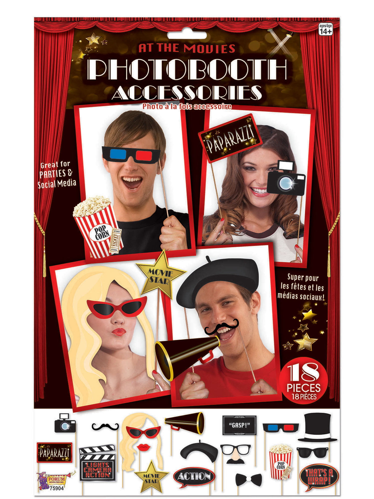 Rubies At The Movies - Photo Props Photo Booths