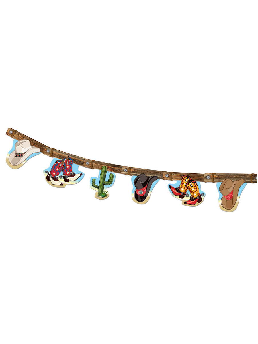 Rubies Way Out West - Decor Banner Party Accessories