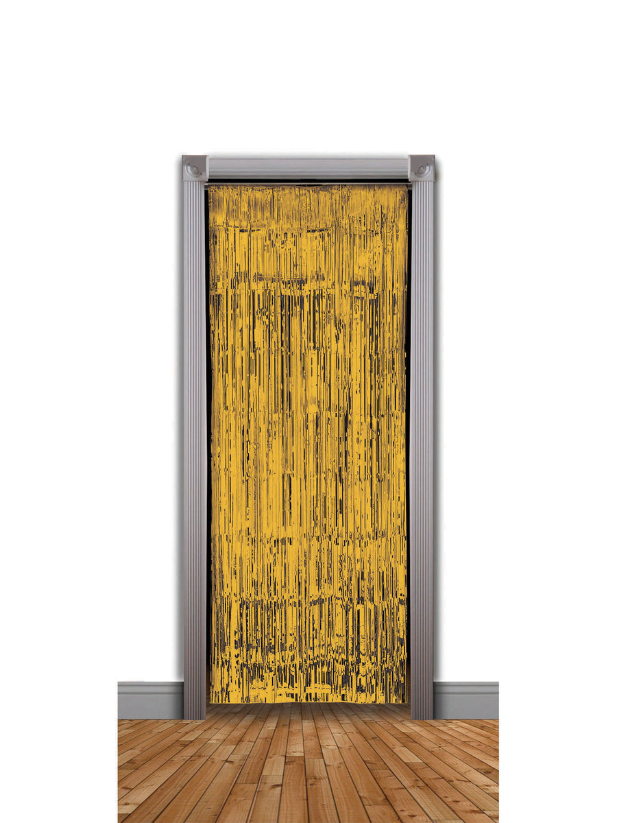 Rubies goldener Lametta-Türvorhang 240 × 94 cm