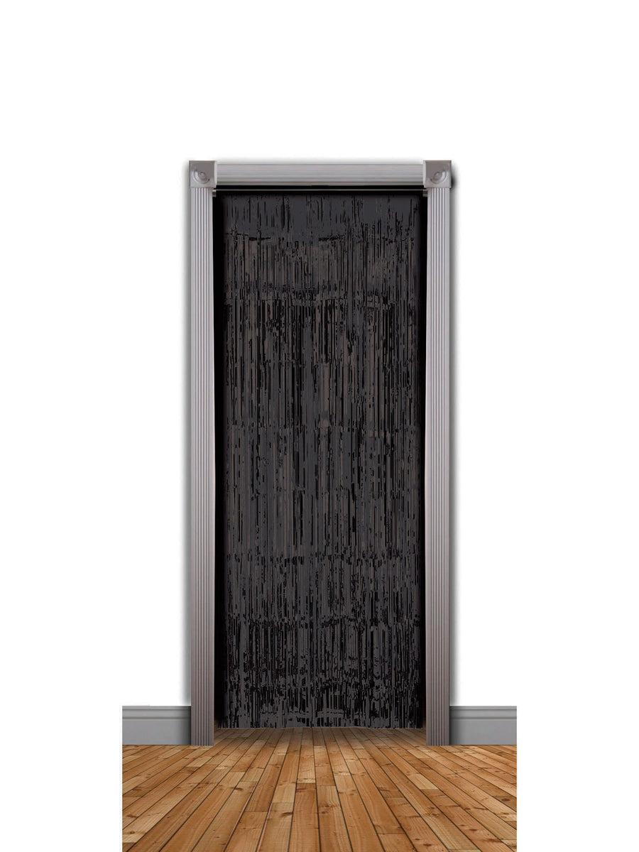Rubies schwarzer Türvorhang 240 x 94 cm