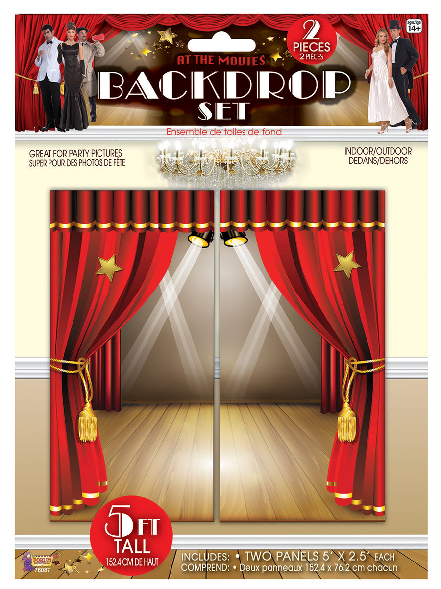 Rubies At the Movies Backdrop Set als Party-Fotohintergrund
