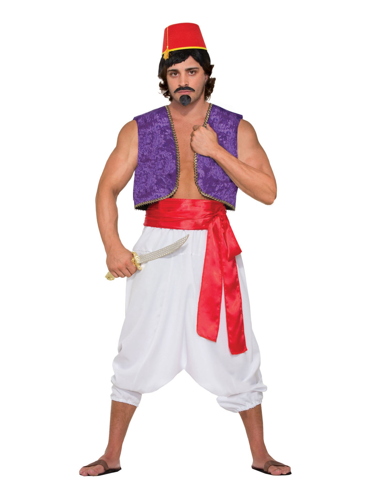 Rubies Rubies Desert Prince White Trousers Trousers and Tops