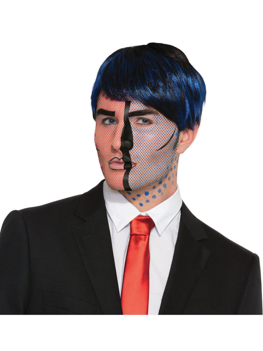 Rubies Pop Art Face Tattoo Schminke fuer Pop-Art-Gesichtslook
