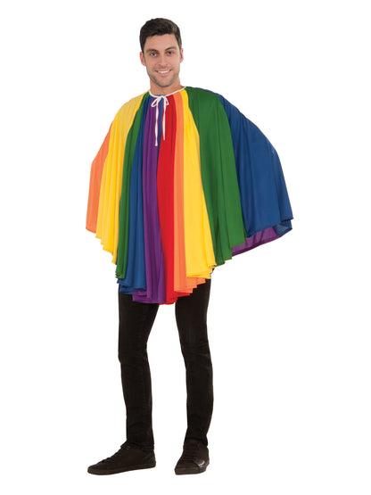 Rubies Rubies Rainbow Short Cape Kostüm für Erwachsene für Unisex