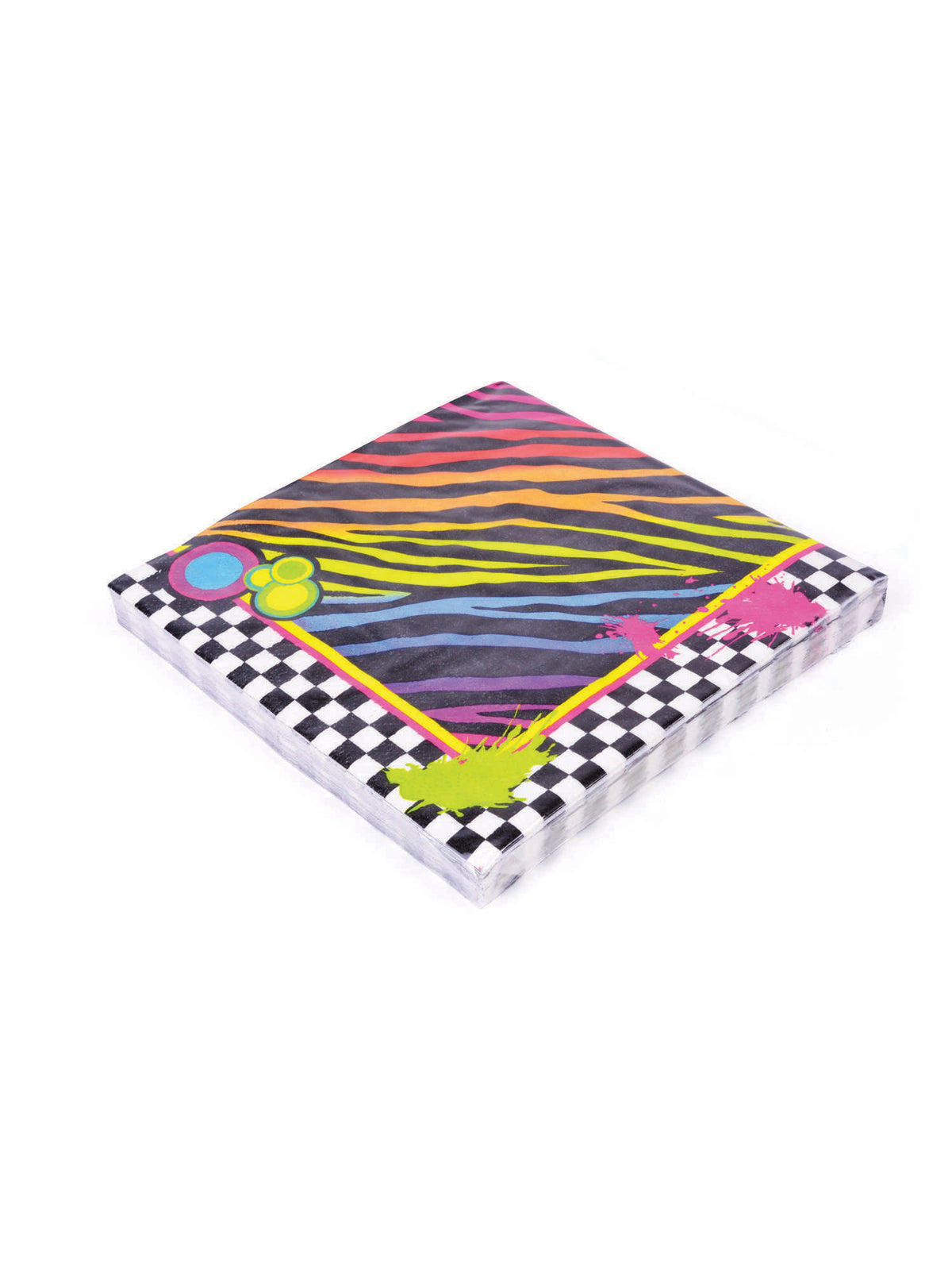 Rubies 80S Large Napkin (16 Pcs) Tablewear
